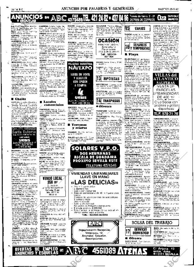 ABC SEVILLA 26-05-1992 página 98
