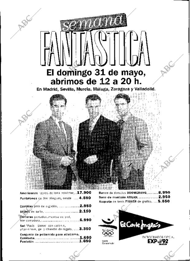 ABC SEVILLA 28-05-1992 página 10