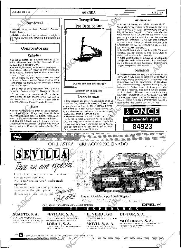 ABC SEVILLA 28-05-1992 página 31