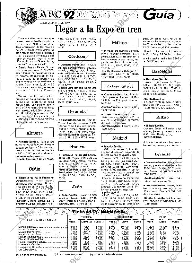 ABC SEVILLA 28-05-1992 página 51