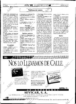 ABC SEVILLA 28-05-1992 página 54