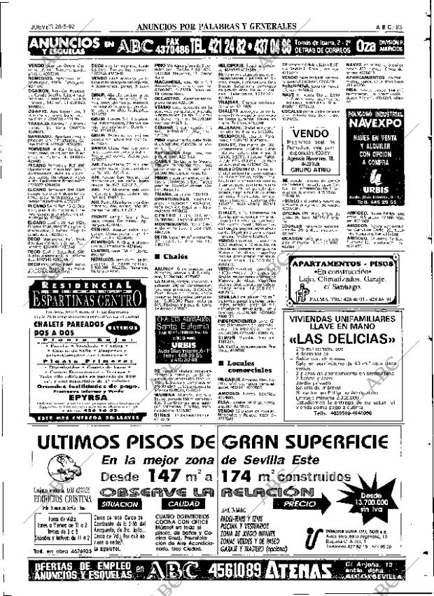 ABC SEVILLA 28-05-1992 página 83