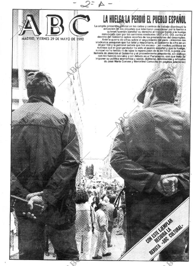 ABC MADRID 29-05-1992 página 1