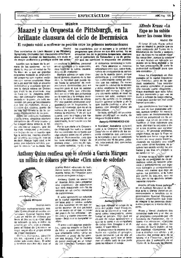 ABC MADRID 29-05-1992 página 105