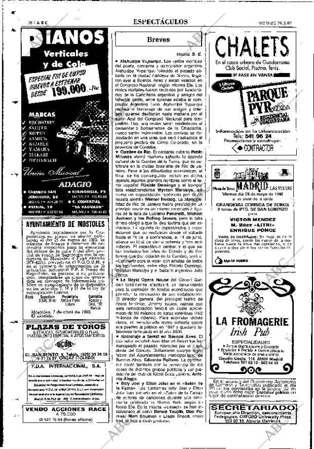 ABC MADRID 29-05-1992 página 108