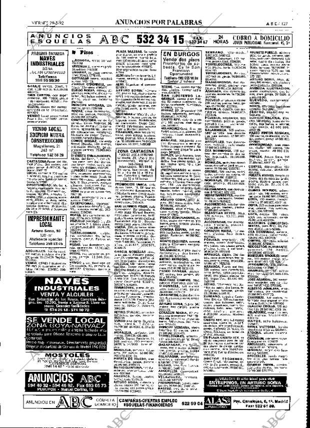 ABC MADRID 29-05-1992 página 127