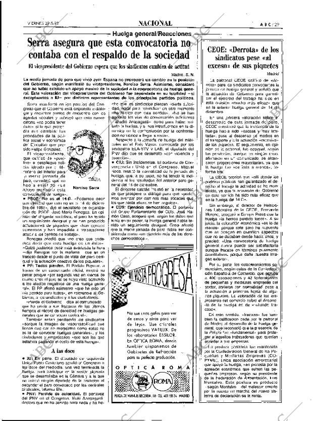 ABC MADRID 29-05-1992 página 29