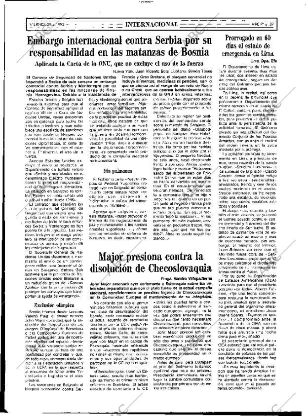 ABC MADRID 29-05-1992 página 39