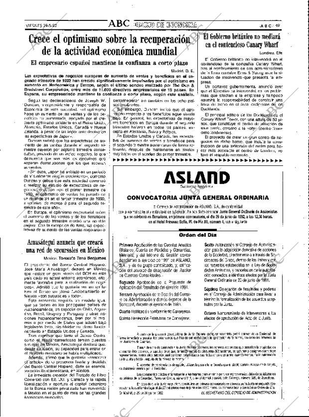 ABC MADRID 29-05-1992 página 49