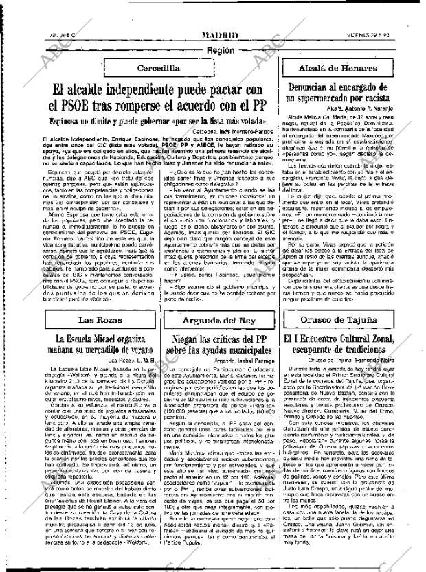 ABC MADRID 29-05-1992 página 70