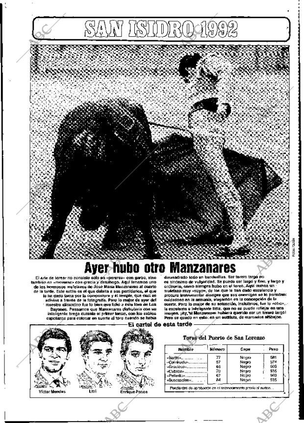 ABC MADRID 29-05-1992 página 85