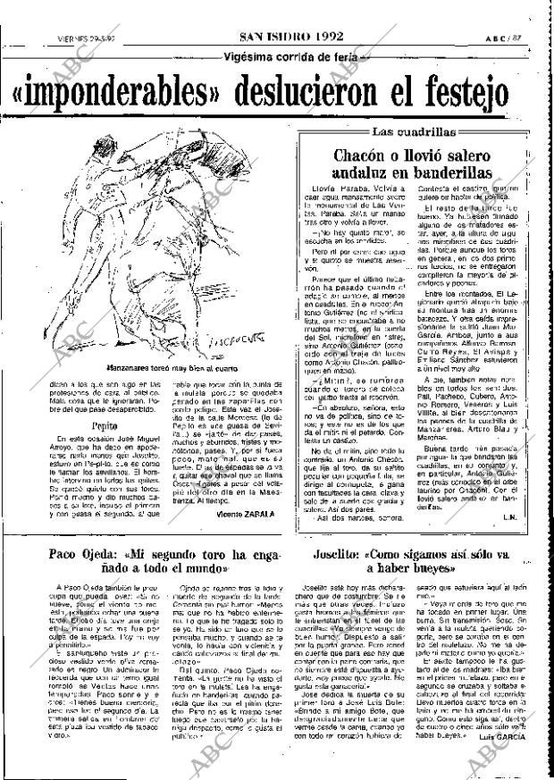 ABC MADRID 29-05-1992 página 87