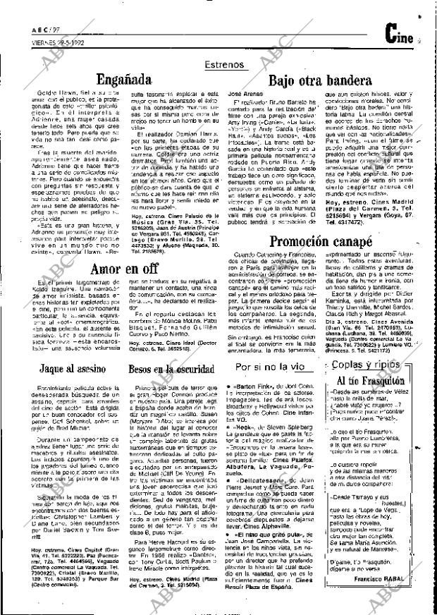 ABC MADRID 29-05-1992 página 97