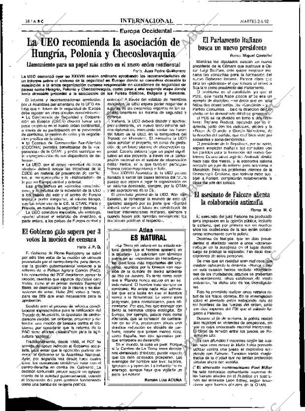 ABC MADRID 02-06-1992 página 38