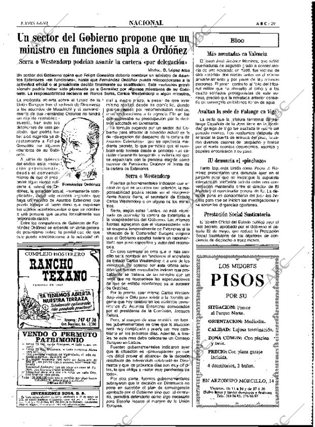 ABC MADRID 04-06-1992 página 29