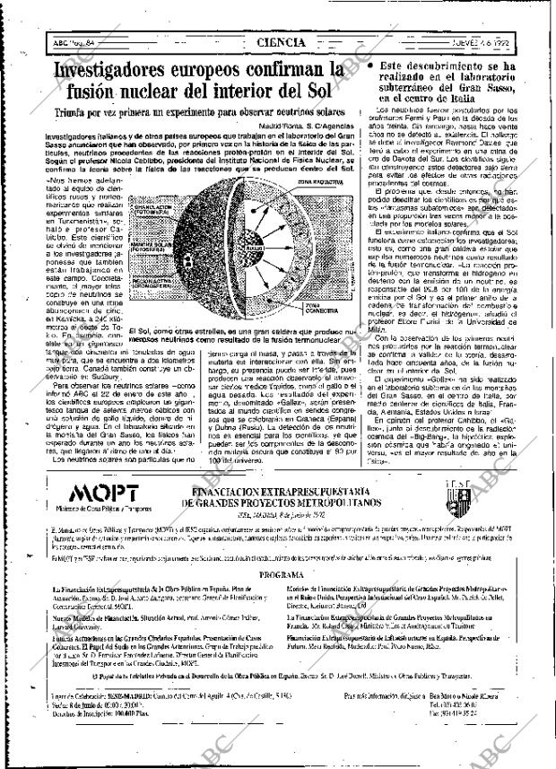 ABC MADRID 04-06-1992 página 84