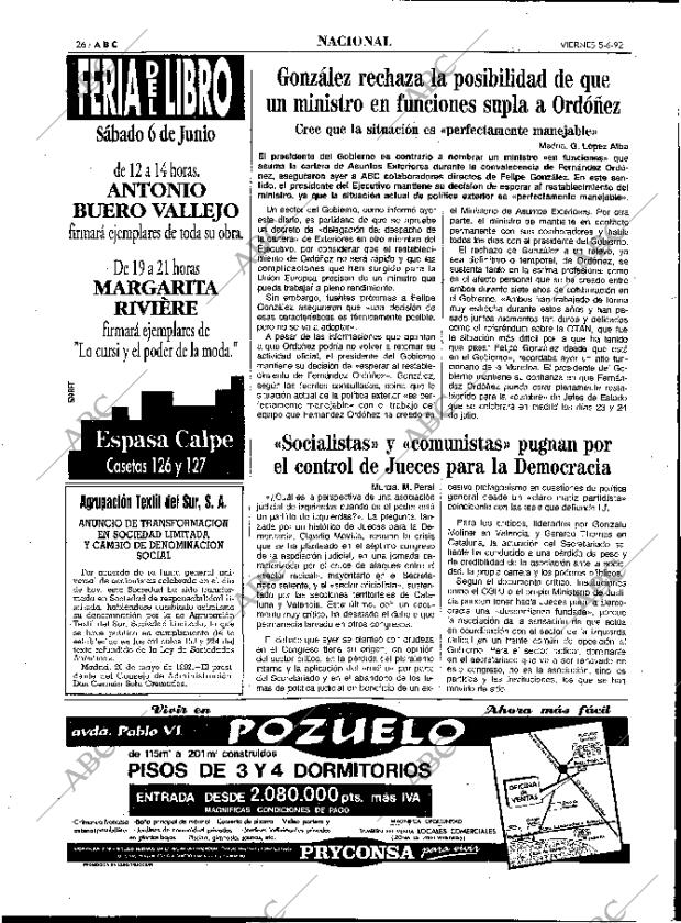 ABC MADRID 05-06-1992 página 26