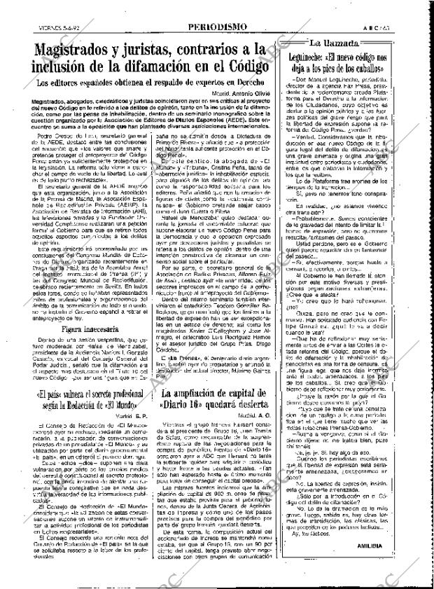 ABC MADRID 05-06-1992 página 63