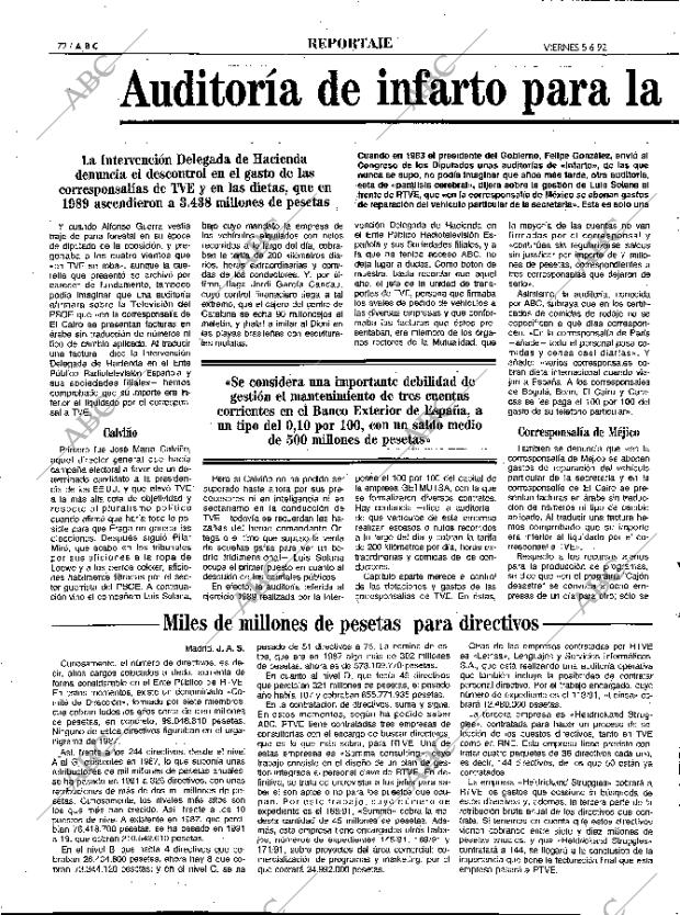ABC MADRID 05-06-1992 página 72