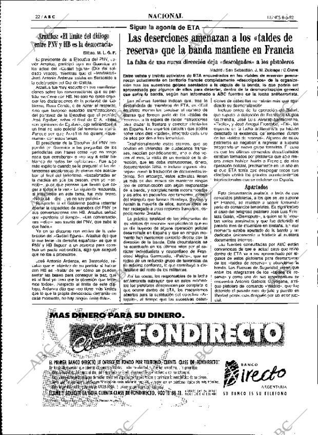 ABC MADRID 08-06-1992 página 22