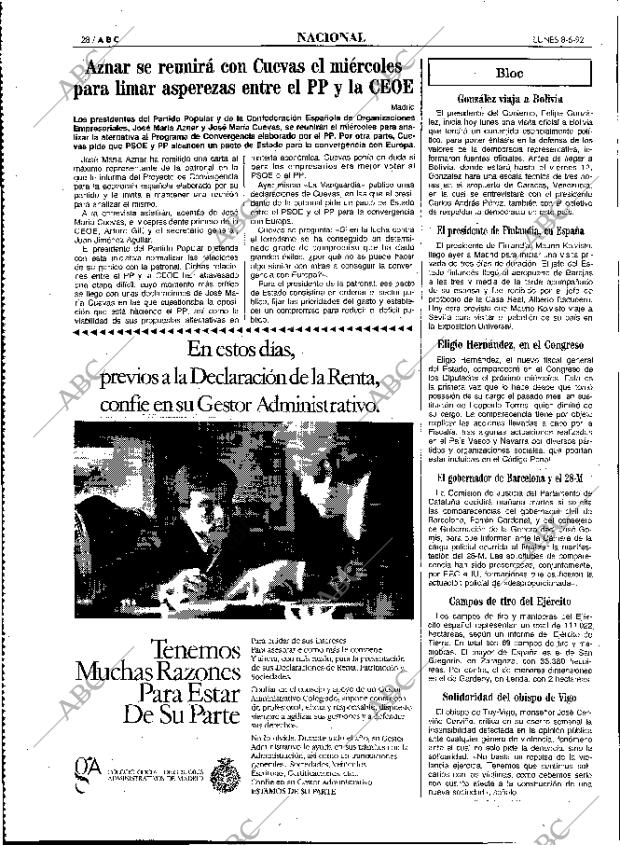 ABC MADRID 08-06-1992 página 28