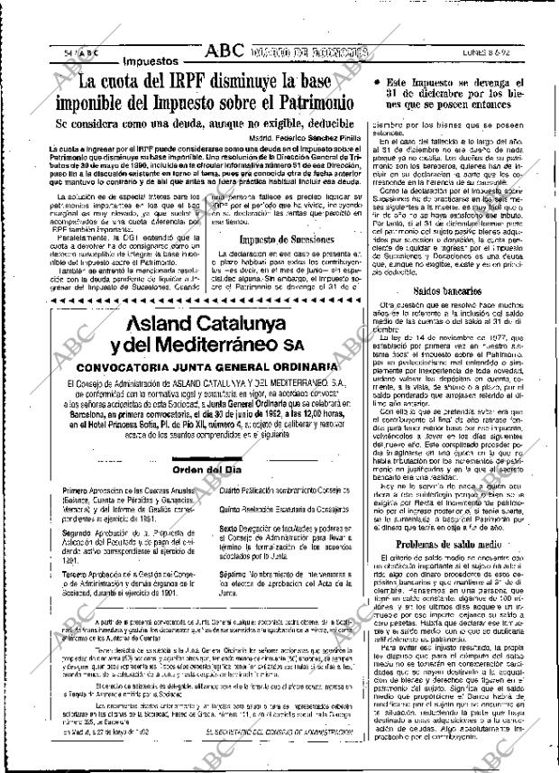 ABC MADRID 08-06-1992 página 54