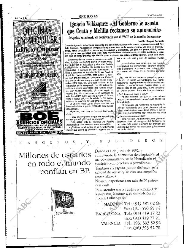 ABC MADRID 08-06-1992 página 86