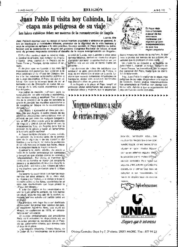 ABC MADRID 08-06-1992 página 93