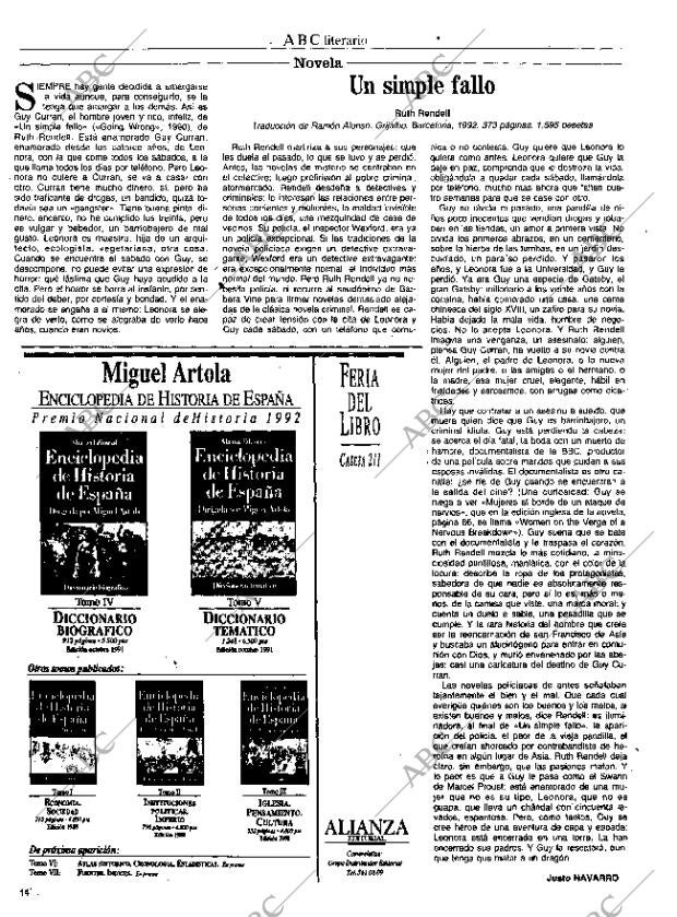 CULTURAL MADRID 12-06-1992 página 14