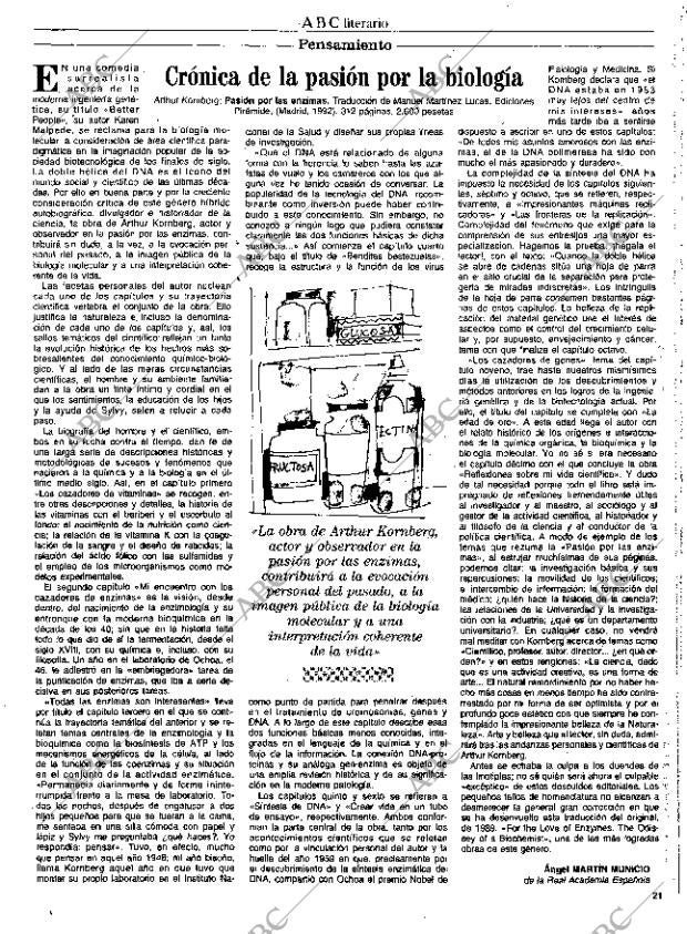 CULTURAL MADRID 12-06-1992 página 21