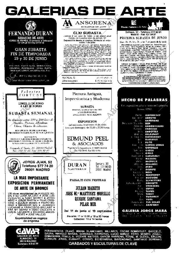 CULTURAL MADRID 12-06-1992 página 26