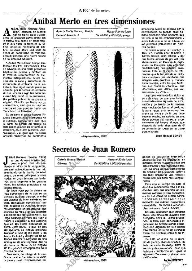 CULTURAL MADRID 12-06-1992 página 31