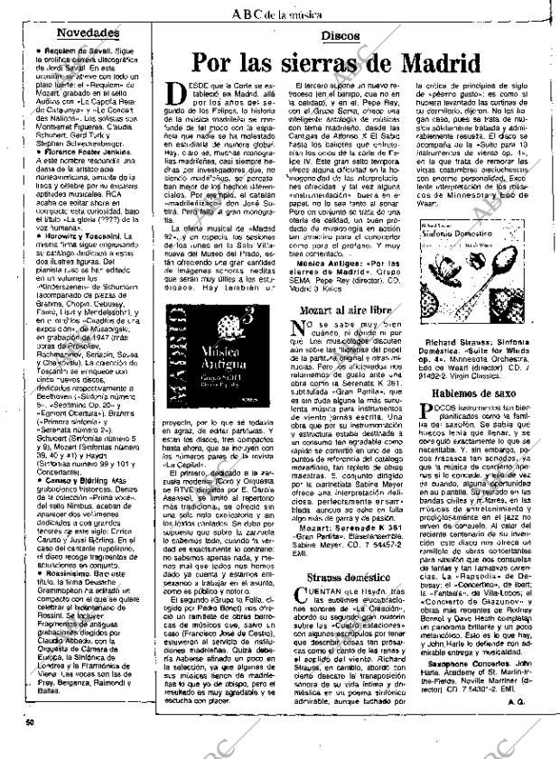 CULTURAL MADRID 12-06-1992 página 50