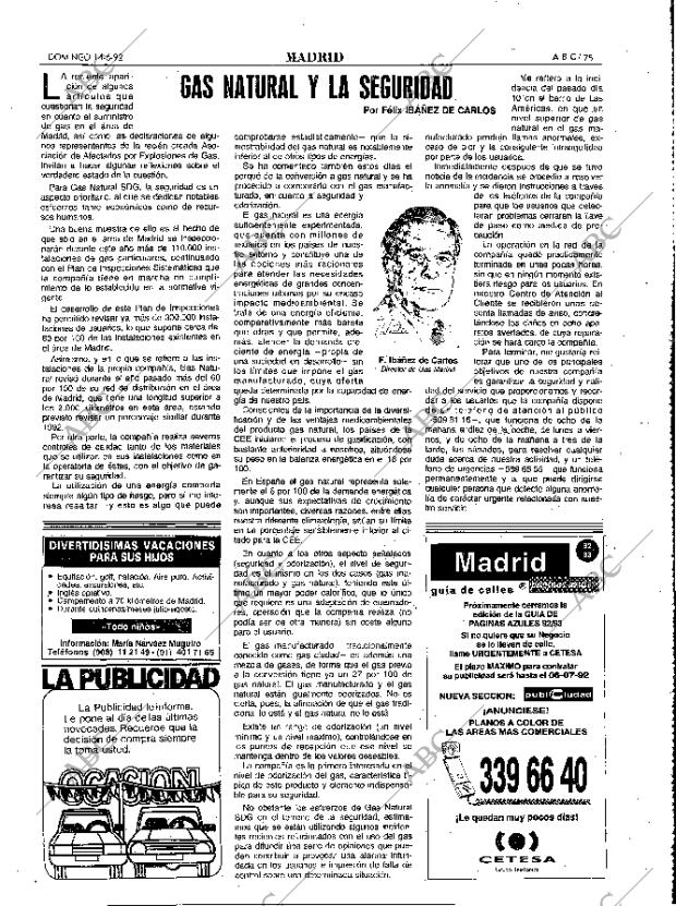 ABC MADRID 14-06-1992 página 75