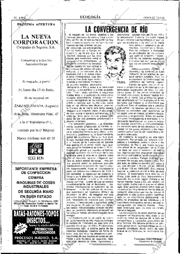 ABC MADRID 14-06-1992 página 82