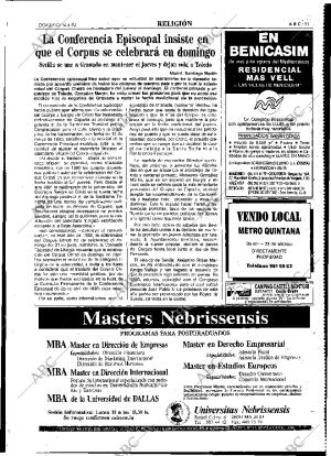 ABC MADRID 14-06-1992 página 91