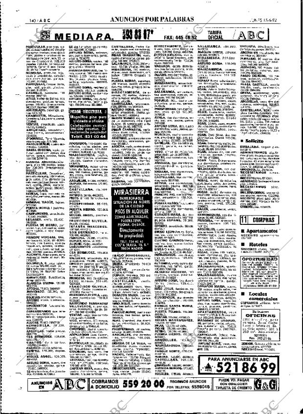 ABC MADRID 15-06-1992 página 140