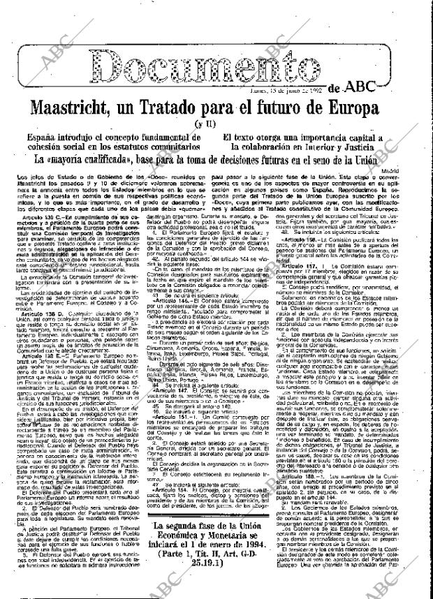 ABC MADRID 15-06-1992 página 45