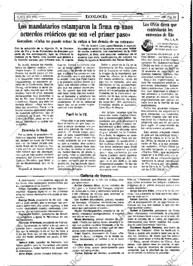 ABC MADRID 15-06-1992 página 89