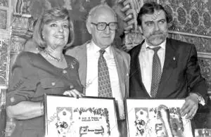 María Teresa Campos y Luis Mariñas Recibieron el garbanzo de plata