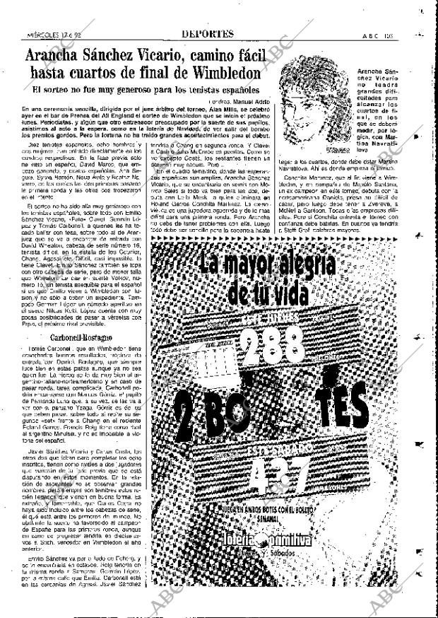 ABC MADRID 17-06-1992 página 103