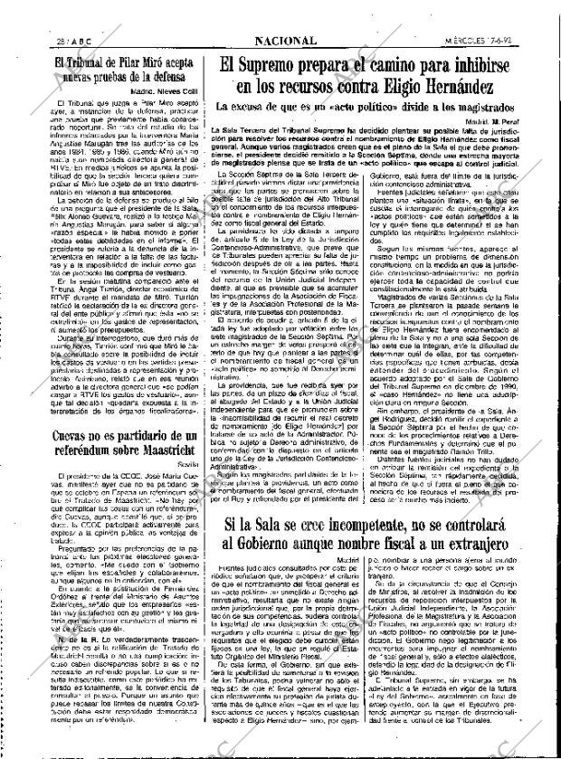 ABC MADRID 17-06-1992 página 28