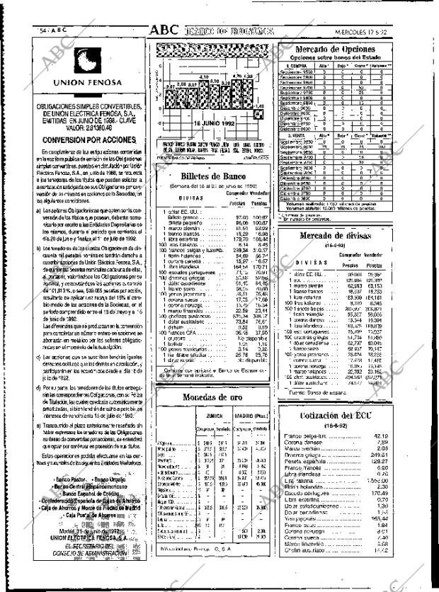 ABC MADRID 17-06-1992 página 54