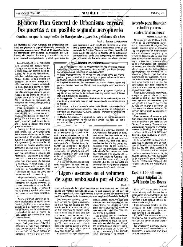 ABC MADRID 17-06-1992 página 65