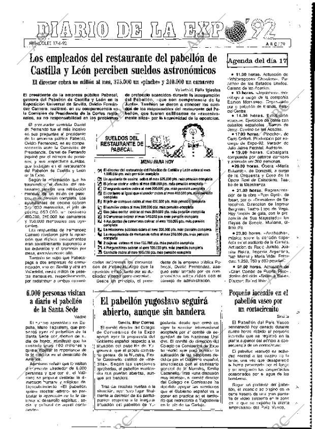 ABC MADRID 17-06-1992 página 79