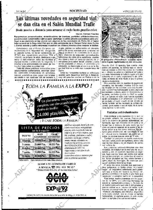 ABC MADRID 17-06-1992 página 94