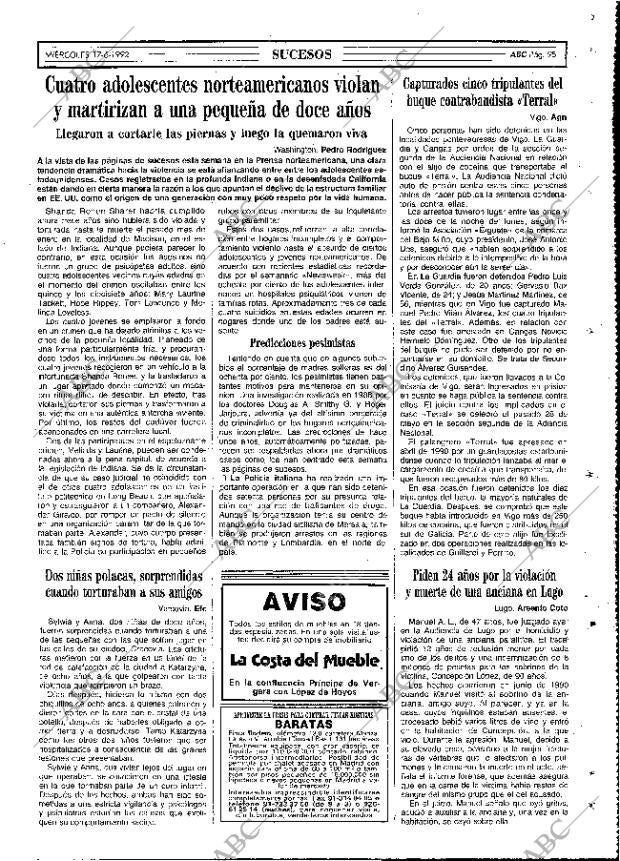 ABC MADRID 17-06-1992 página 95