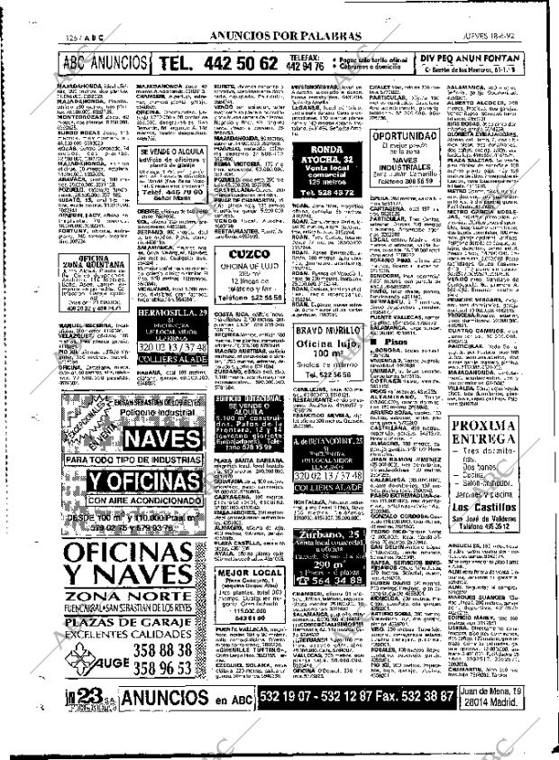 ABC MADRID 18-06-1992 página 126