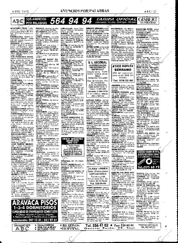 ABC MADRID 18-06-1992 página 127