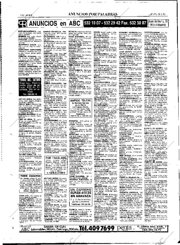 ABC MADRID 18-06-1992 página 128